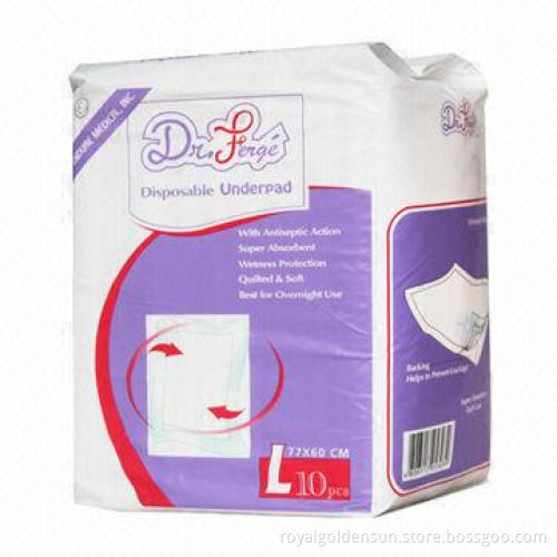 90*60cm disposable adult underpad for incontinence